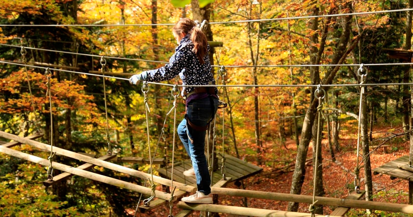 Entrée Parc Aventure - Tarifs Famille /Groupes/AVS/Étudiant (3 heures d'activité)