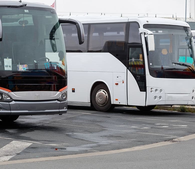 Fifty-five Passenger Charter Bus Rental