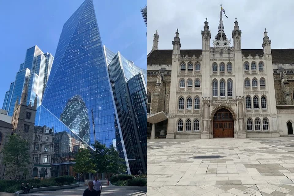 The Old and the New Buildings in the City of London • Private Tour