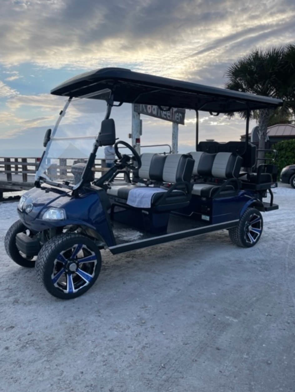 Zero Emission Lithium 4 Passengers Golf Cart Rental (Anna Maria Island)