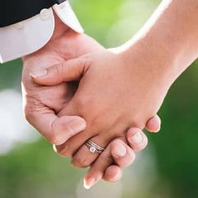 Marriage proposal on board