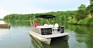 Black Sweetwater Fishing Pontoon