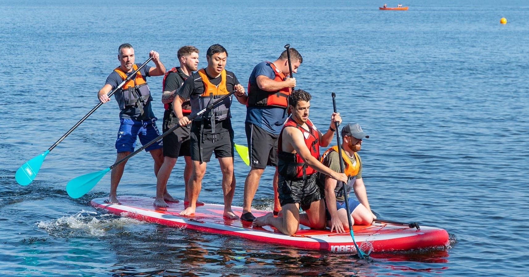 Giant Paddleboard Hire at Loch Lomond Shores, Balloch