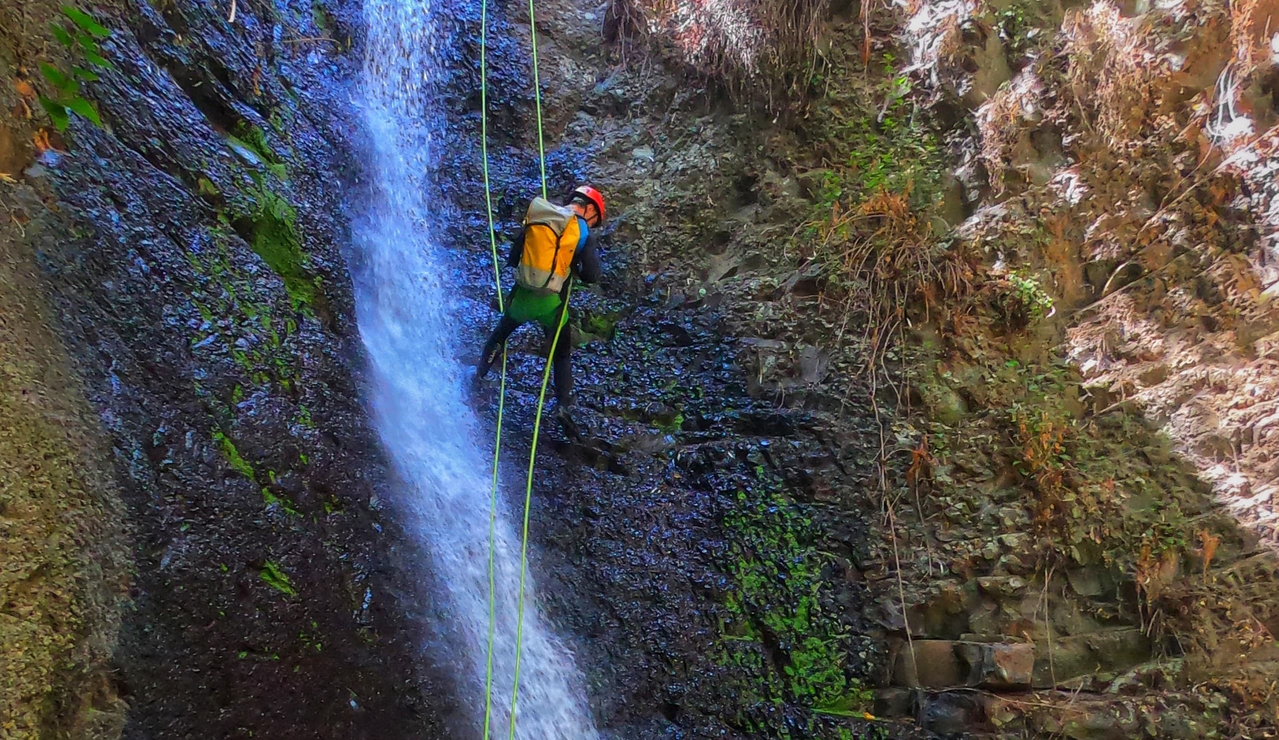 Barranquismo en Gran Canaria: Barranco de los Cernícalos
