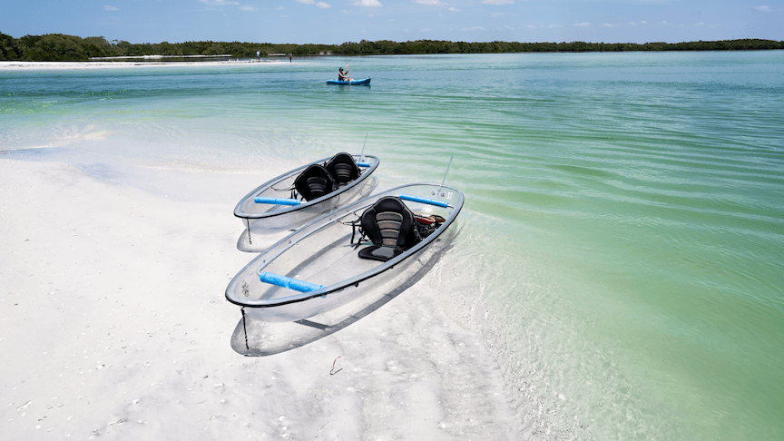 Shell Key Preserve Private Clear Kayak Tour