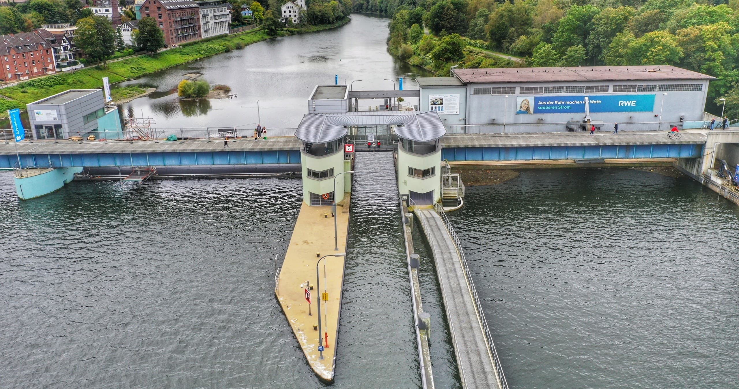 Schleuse Baldeney - Talfahrt