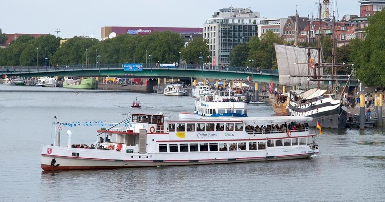 Einzelfahrt: Nordenham → Martinianleger Bremen