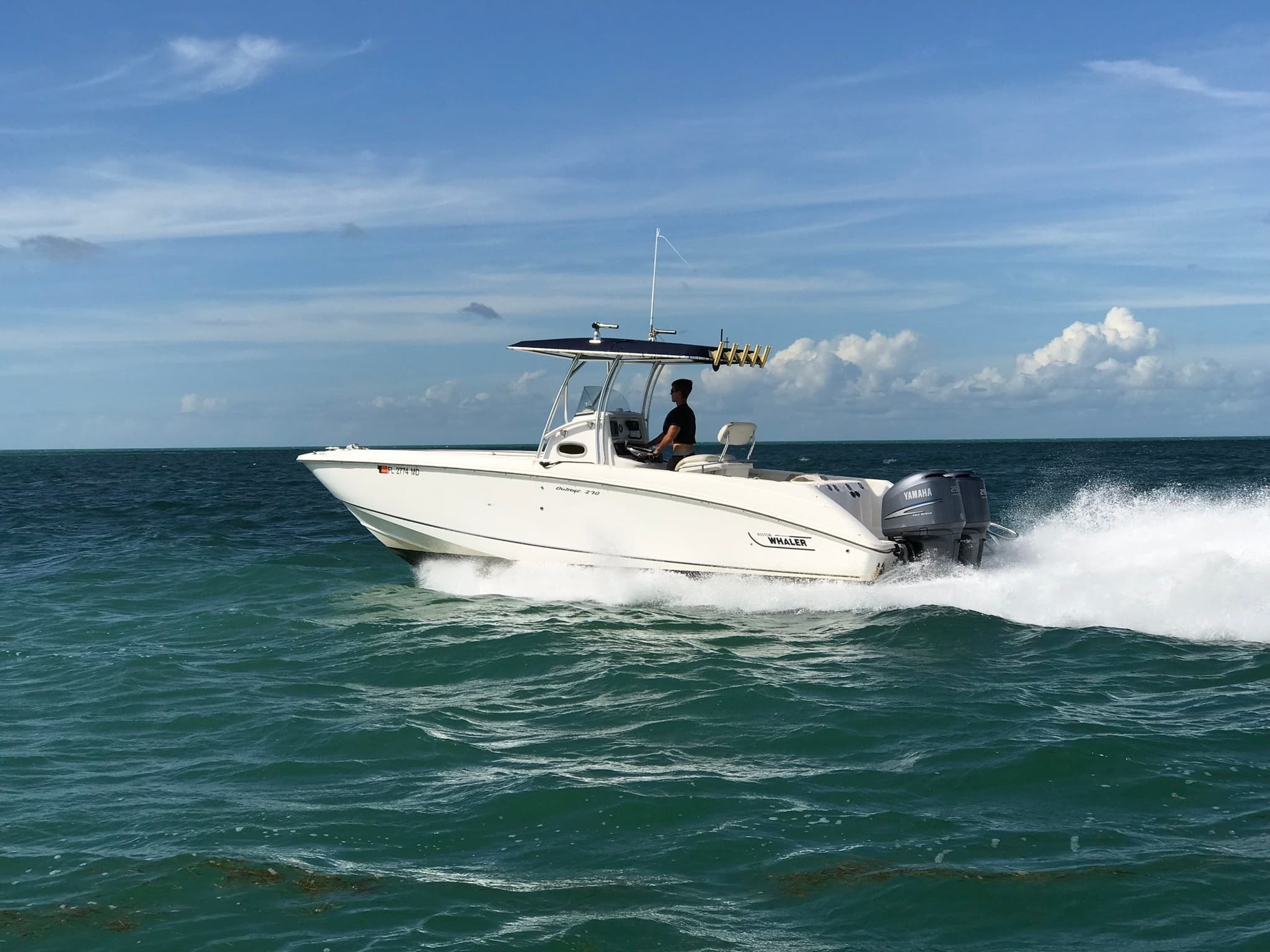 27′ Boston Whaler or 27′ EdgeWater