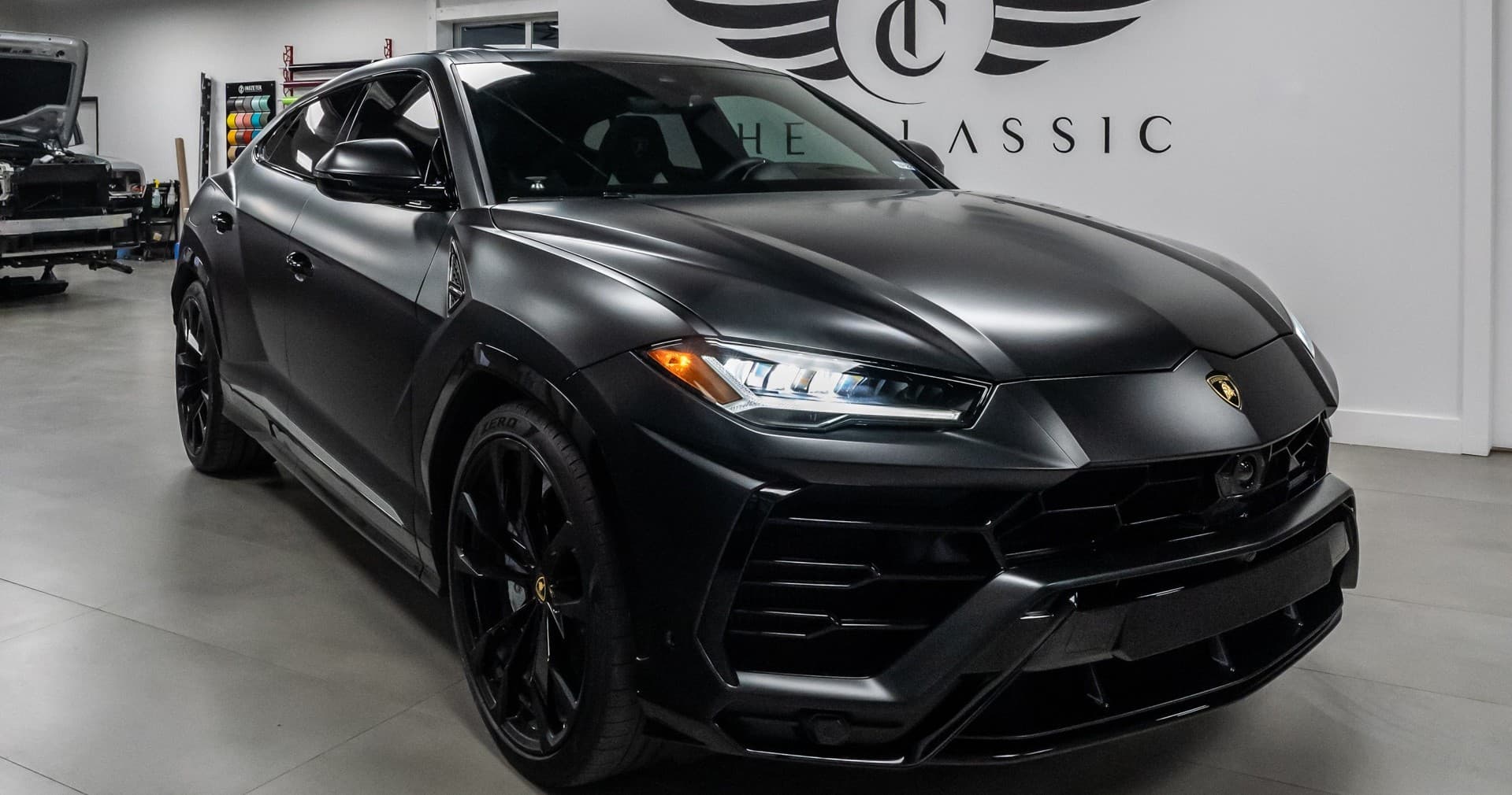 Matte Black Lamborghini Urus