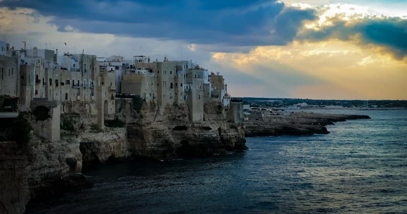 Tramonto in Barca • Partenza Polignano