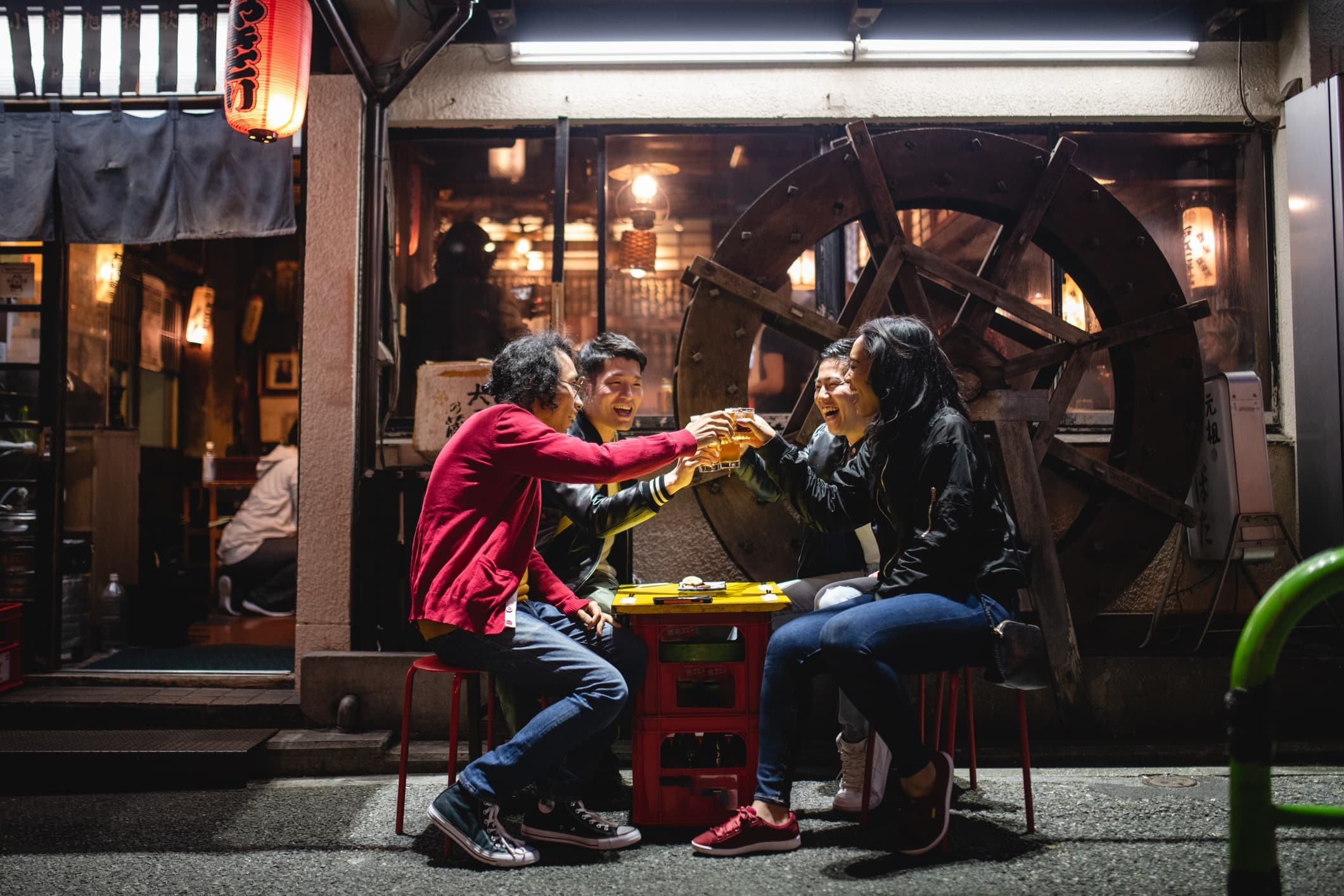 Shibuya by night in Small Groups: Neon Lights, Urban Culture and Local Flavors