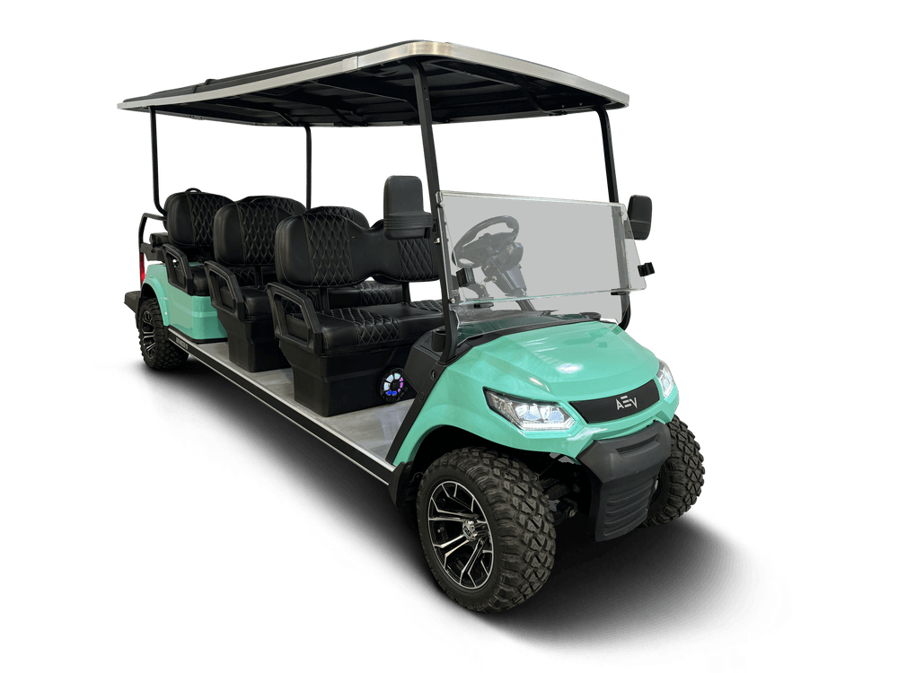 Eight Passenger Electric Golf Carts - Pensacola Beach