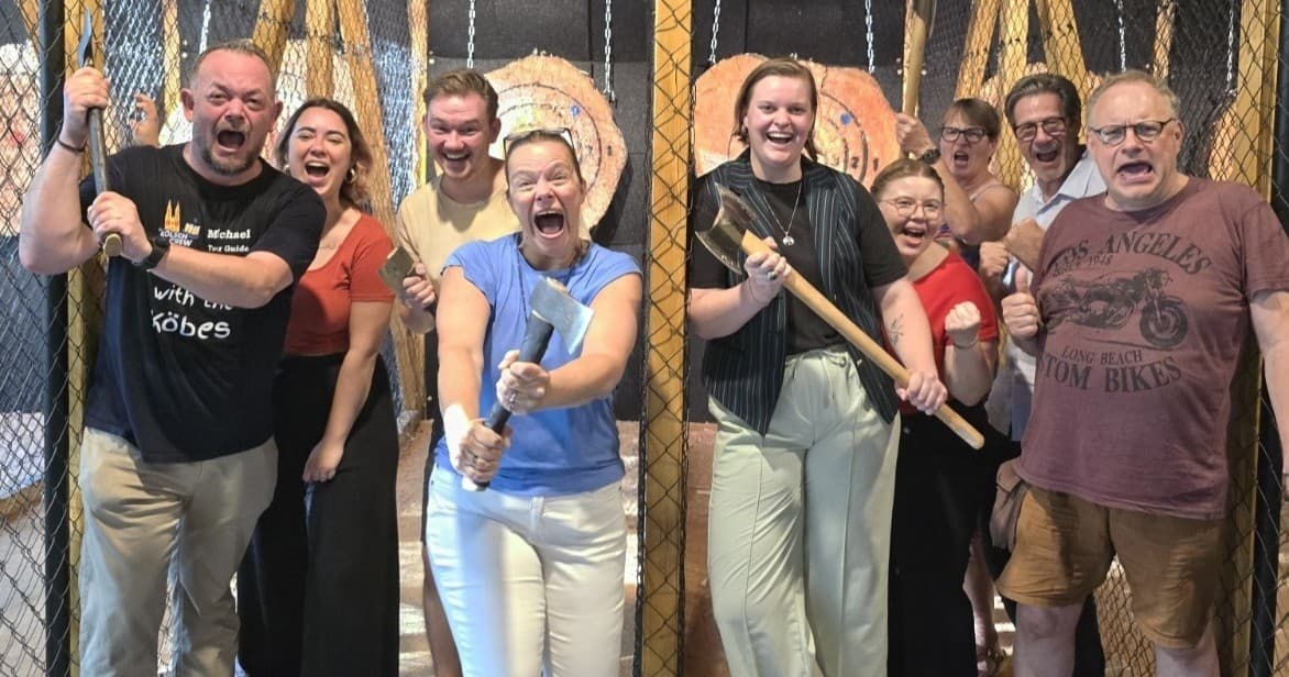 Axe Throwing and Company Tour