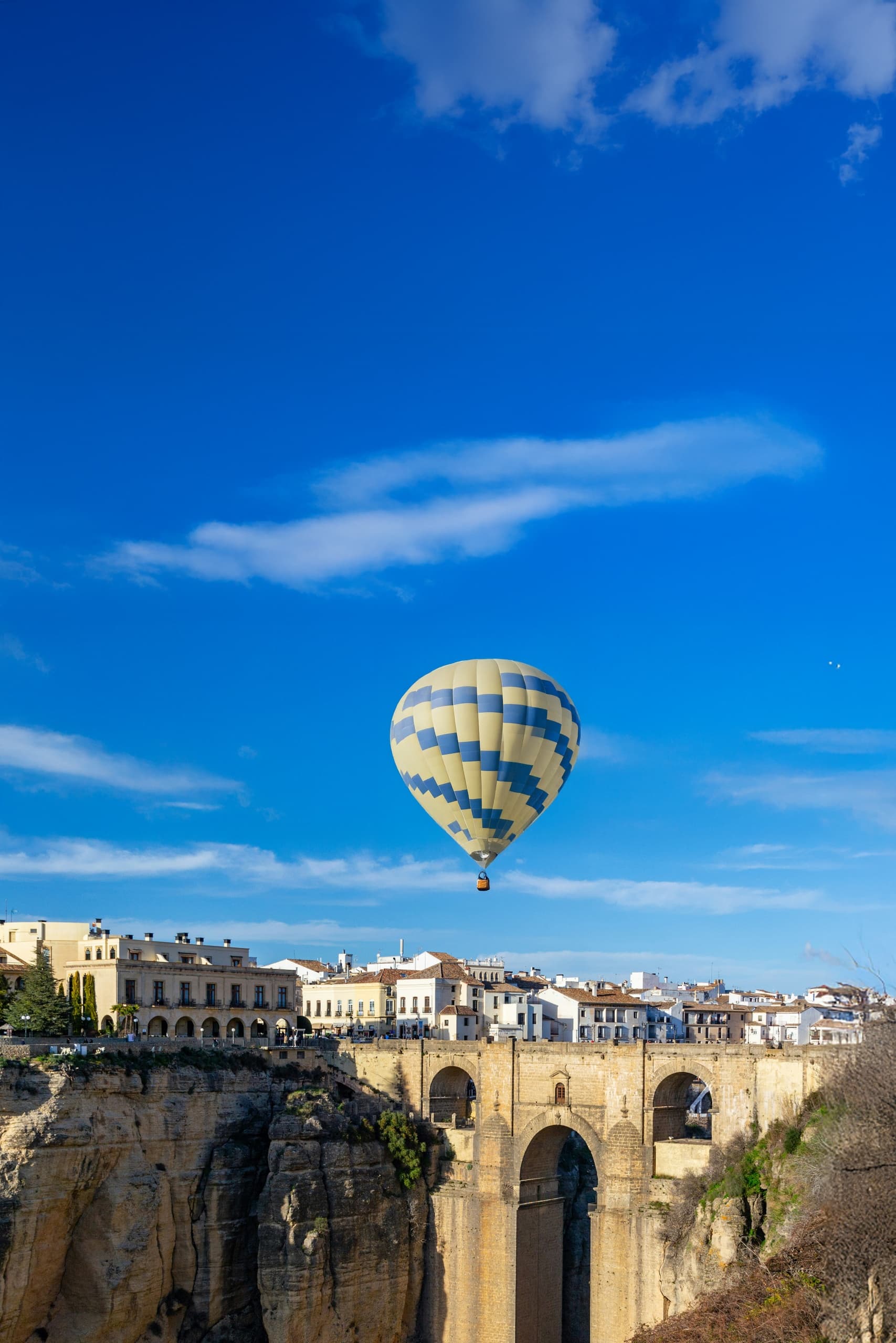 Private Hot Air Ballon in & Ronda Guided visit from Malaga