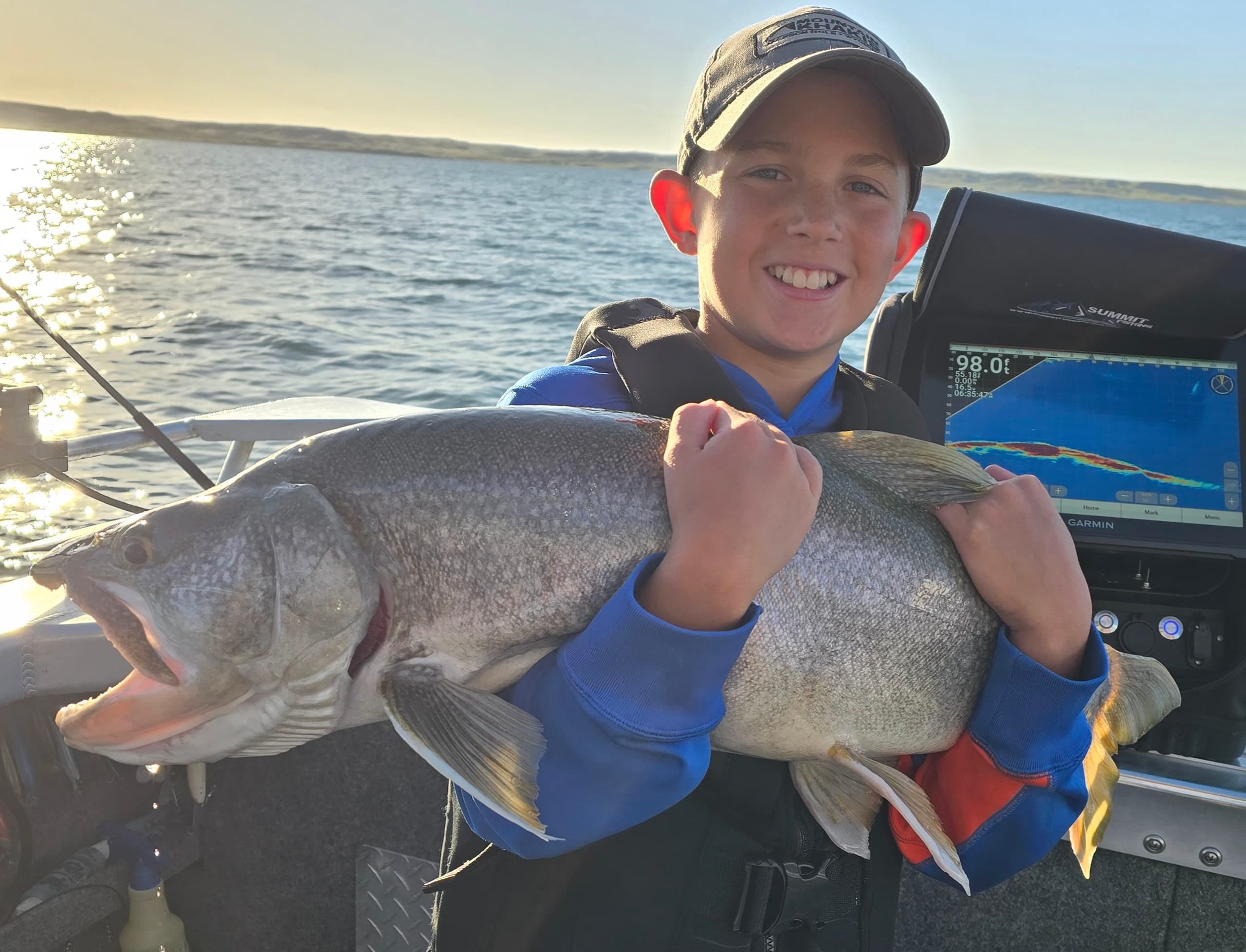 Fort Peck - Full Day Private Fishing Charter for Lake Trout with Captain Joe