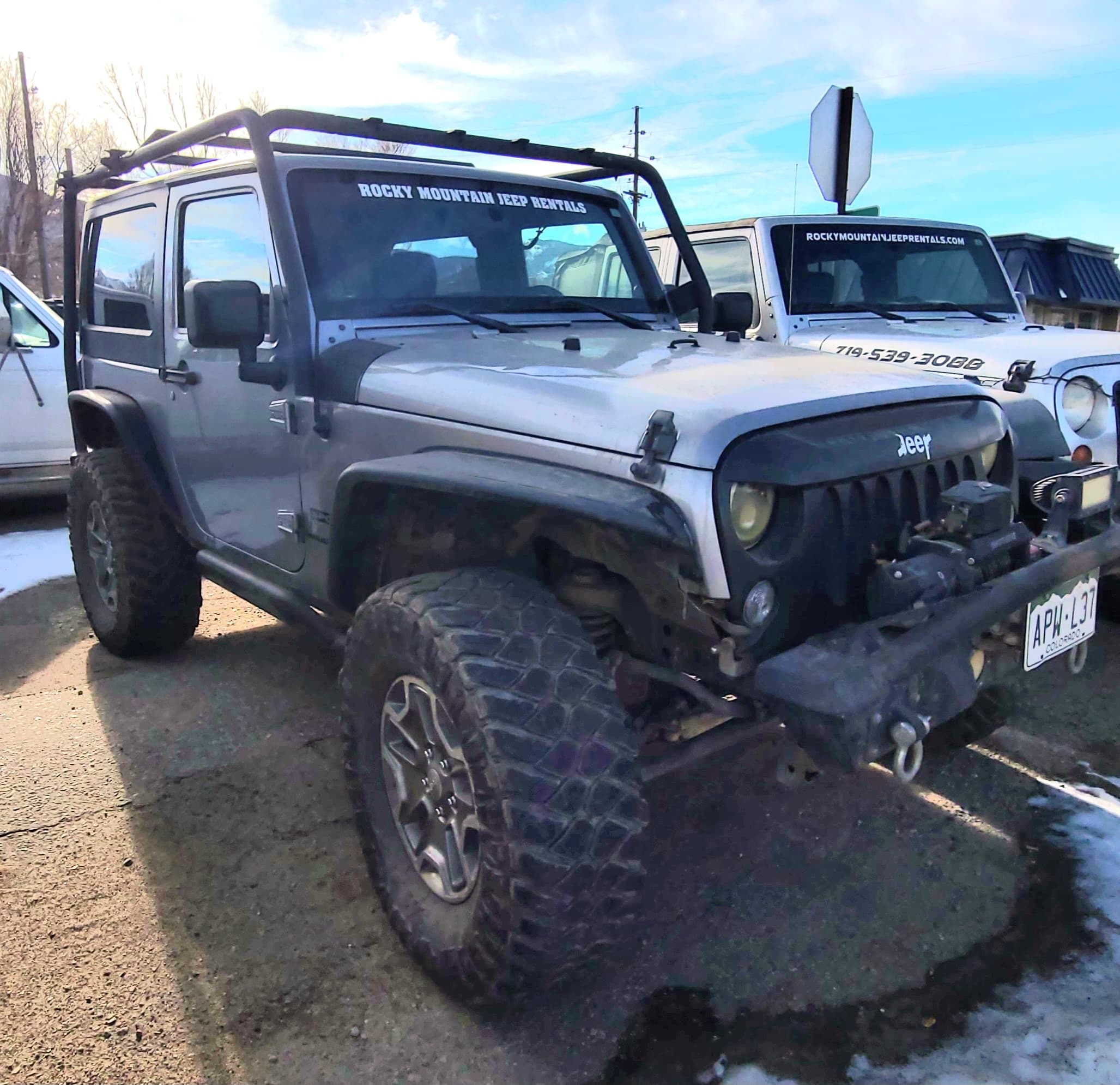Silver 2 Door Wrangler Sahara - Bam Bam""