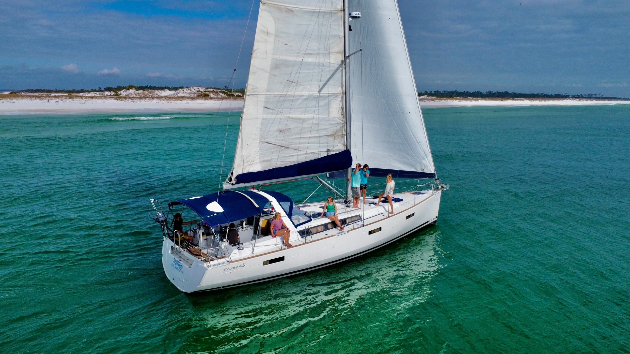 Private Swim, Snorkel & Sail on the Daydreams Sailboat