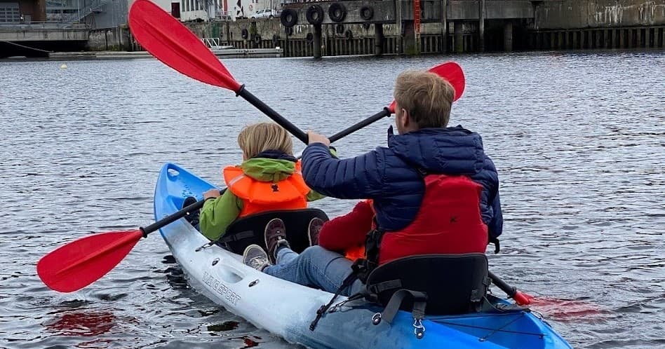 Double sit on top kayak rental - Grilstad Marina