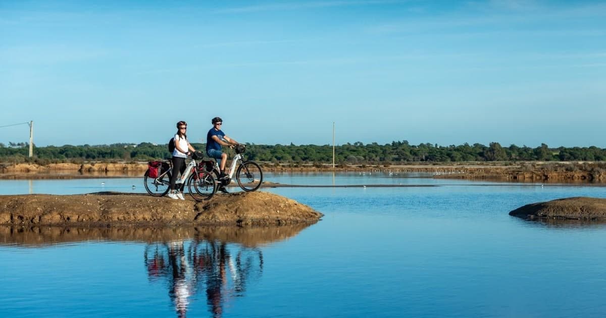 Passeio de E-Bike por Faro e a Ria Formosa