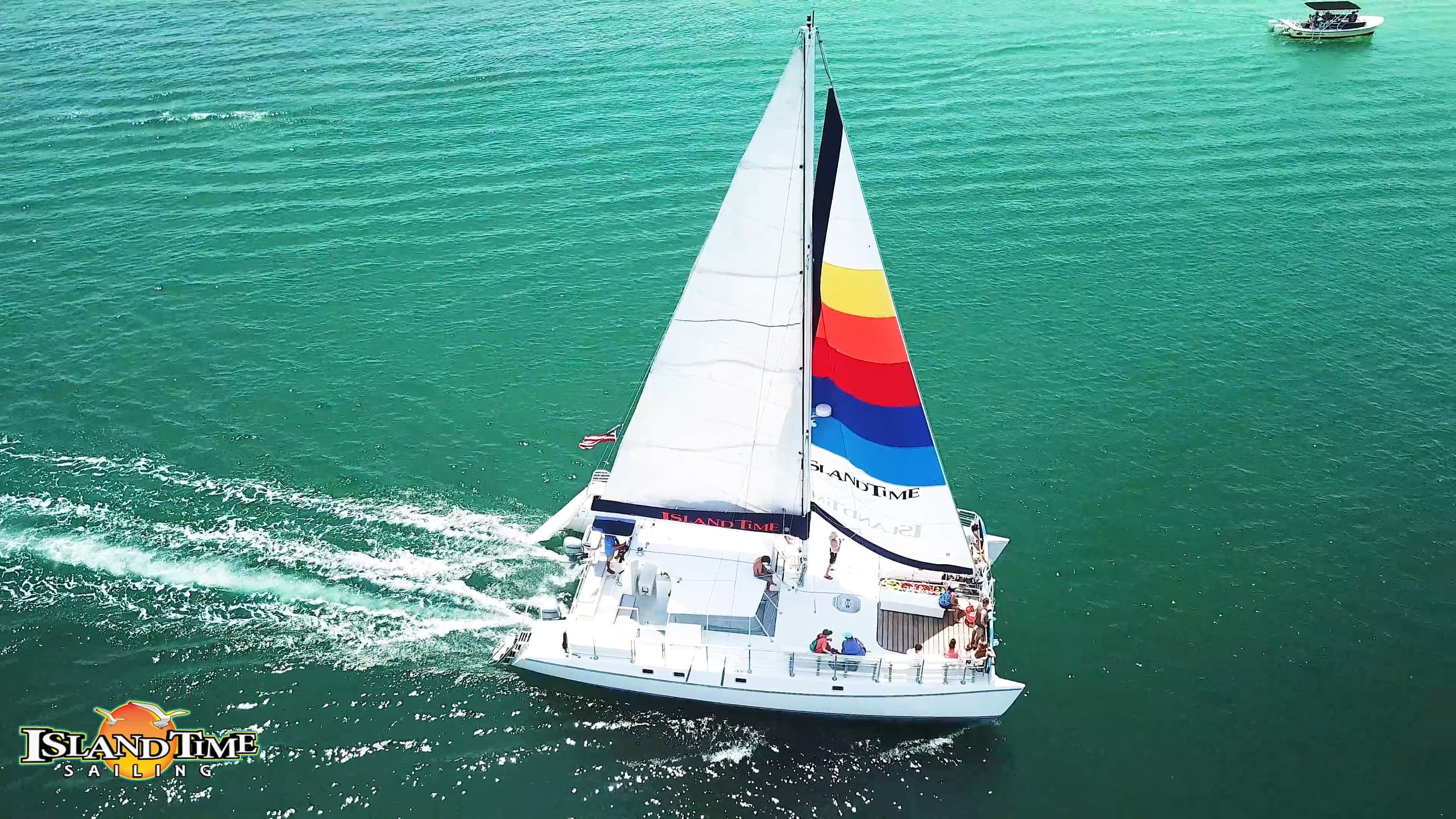 Shell Island Snorkel Cruise on the Island Time" Catamaran"