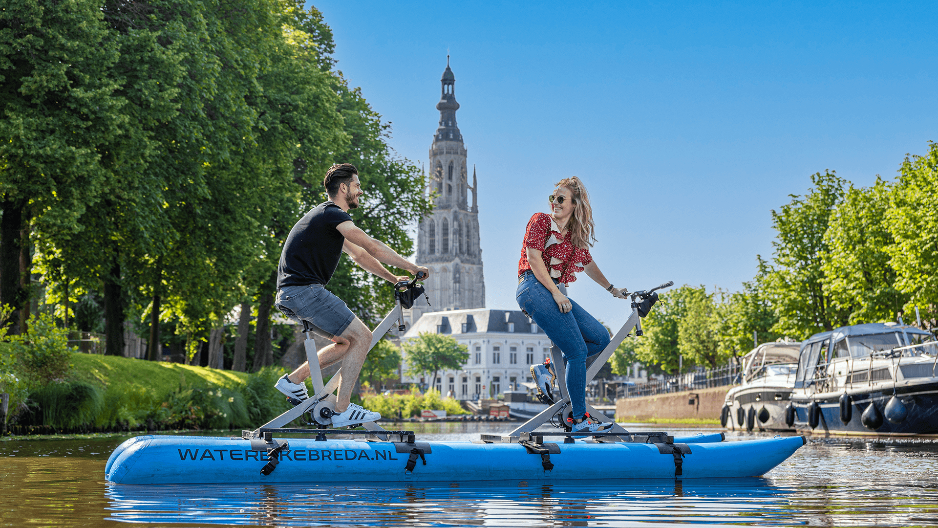 Tandem Waterbike verhuur Breda