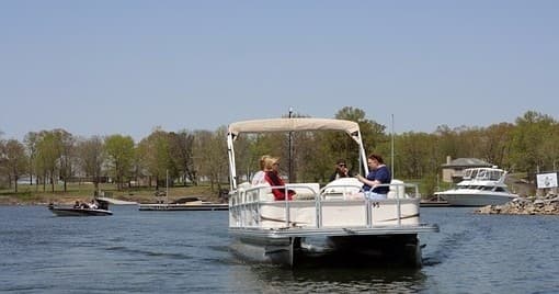 Full Day Tritoon Boat Rental