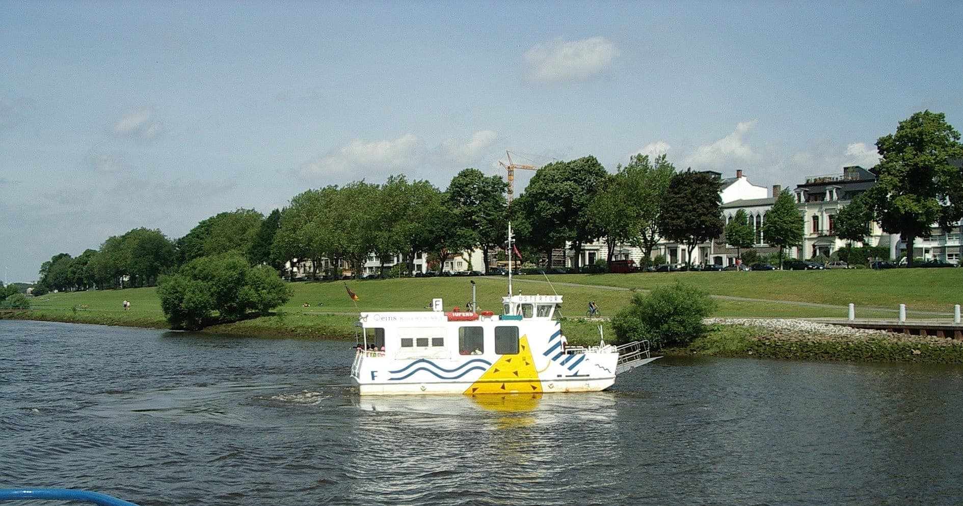 Hin- und Rückfahrt: Pier2 → Vegesack, Signalstation