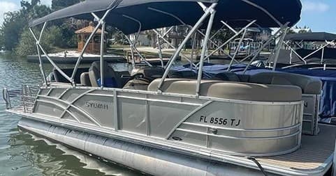 B-10 Sylvan Tan Luxury Pontoon