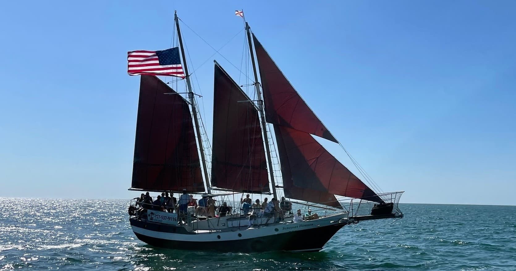 Day Sailing Aboard the Schooner Suncoast Horizon