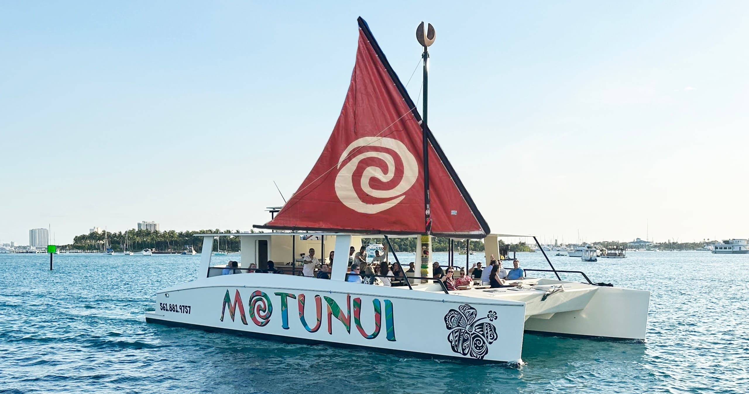 Motunui Sunset Sail