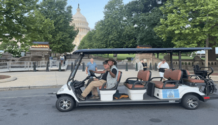 Legends Cart Public Shuttle Tour with Hotel Pickup