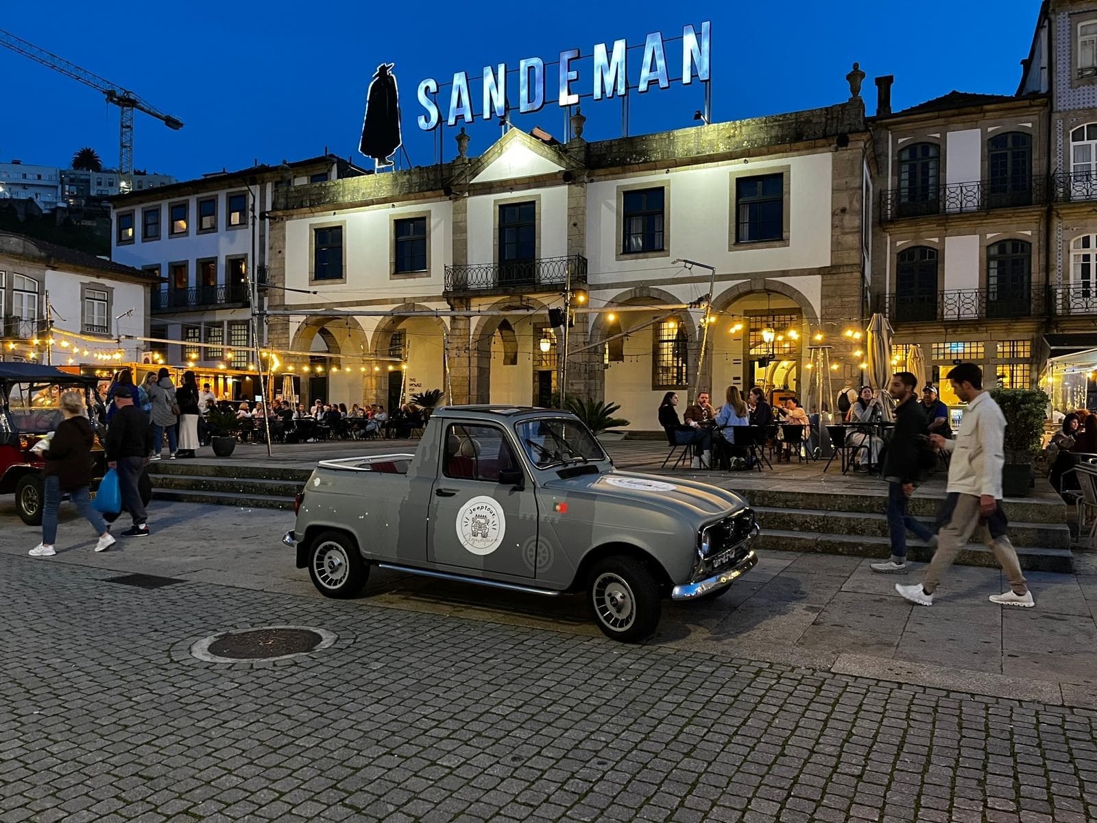 Porto by Night: Romance & Lights along the Douro River - Vintage Car