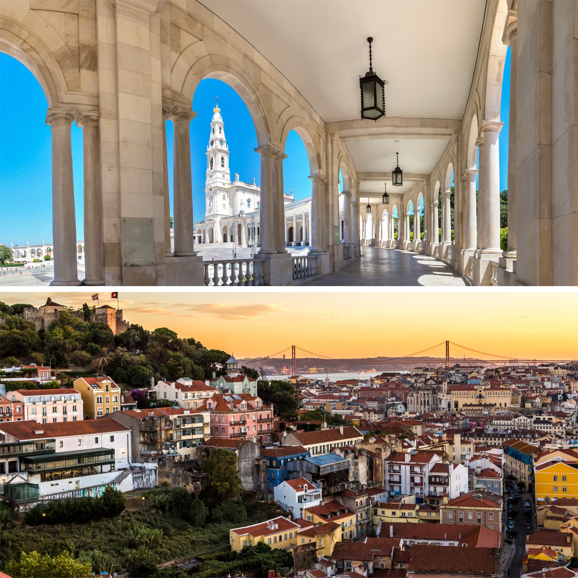 2 Tours Privados | Tour FÁTIMA | Segundo dia Tour LISBOA