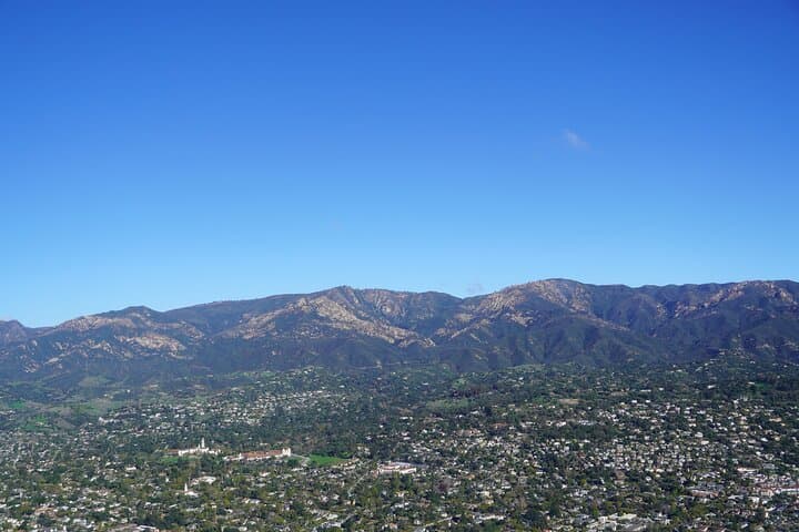 Private Mountain and City Helicopter Flight Santa Barbara 