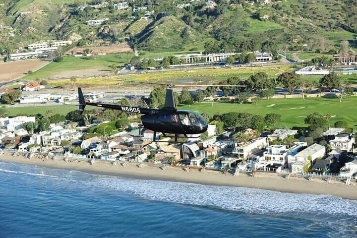 Los Angeles Coastline Private Helicopter from Burbank