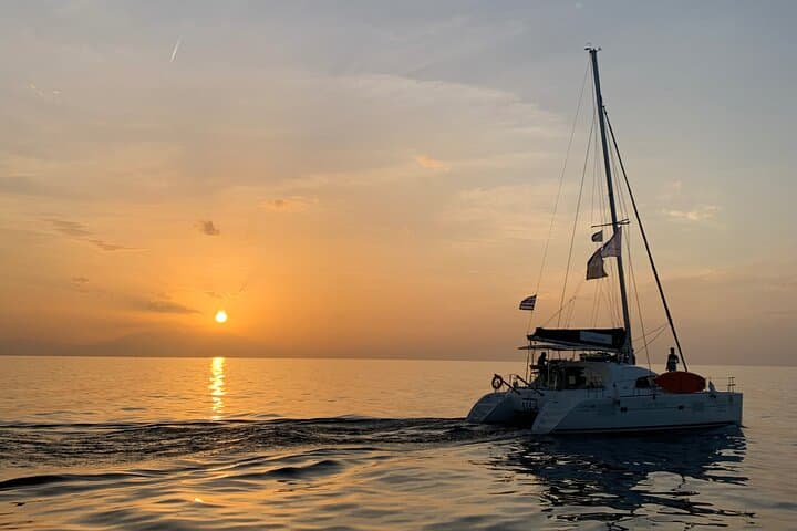 Sunset Cruise in Corfu Old Town on a luxury Catamaran