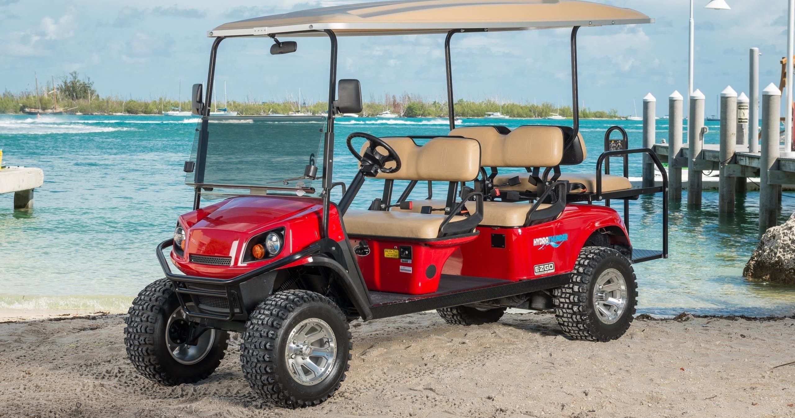8-passenger EZ-GO Golf Cart