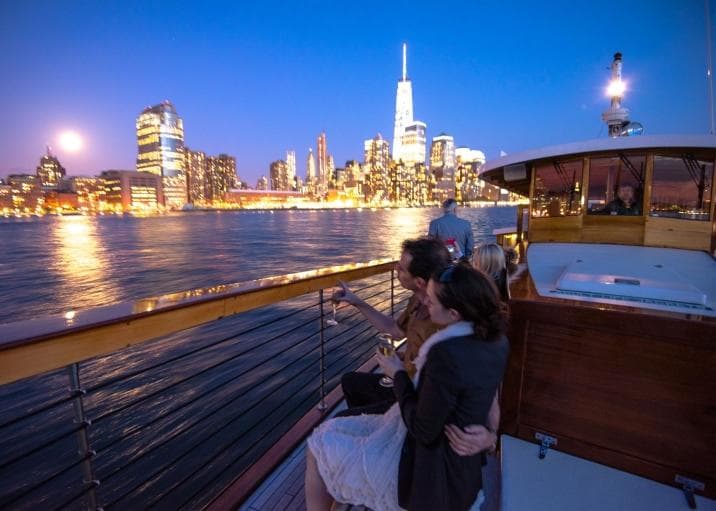 Statue and City Lights Cruise on Yacht Manhattan
