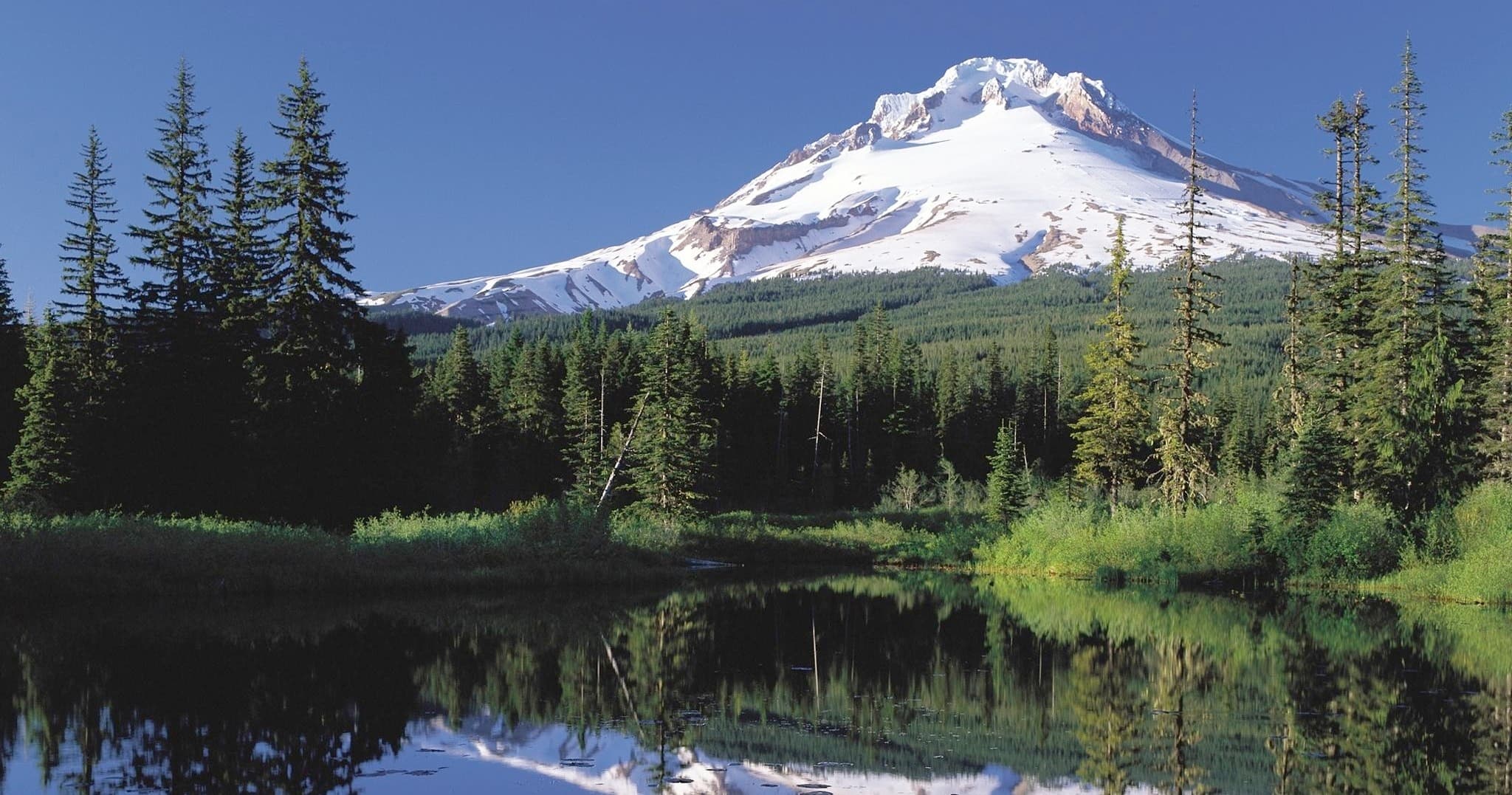 Gorge Waterfalls and Mt. Hood