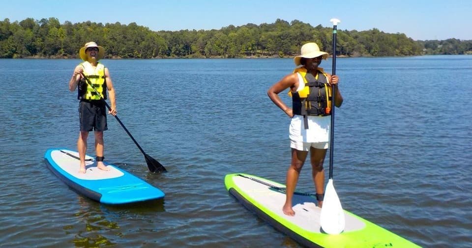 SUP:  PaddleFit Intro-Lesson/Tour @ Oak Hollow Lake, HiPt