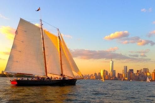 Sunset Sail on America 2.0